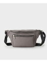 【SALE/24%OFF】2ポケットシュリンクボディバッグ THE SHOP TK ザ ショップ ティーケー バッグ ボディバッグ・ウエストポーチ グレー ブラ...