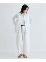 【SALE/46%OFF】ハイウエストカーブデニム GALLEST インディヴィ パンツ ジーンズ・デニムパンツ ネイビー ホワイト【RBA_E】【送料無料】[...