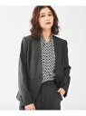 【SALE/30%OFF】【通勤スーツ/日本製】ウーステッド カラーレスジャケット UNTITLED アンタイトル ジャケット・アウター ノーカラージャケット ...