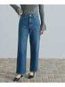 【Lee*grove別注】STRAIGHT DENIM PANTS grove グローブ パンツ ジーンズ・デニムパンツ ネイビー ブルー【送料無料】[Raku...
