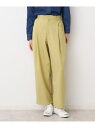 【SALE/50%OFF】【洗える】タック入りワイドパンツ(S~L) Dessin デッサン パンツ その他のパンツ ネイビー グレー イエロー【RBA_E】【...