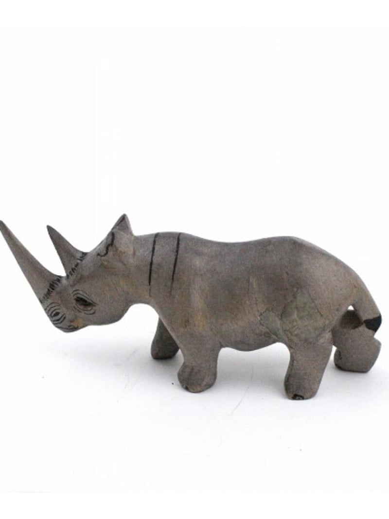 ◆AFRICAN SQUARE(アフリカンスクエア)メル動物 サイ DRESSTERIOR ドレステリア 福袋・ギフト・その他 その他 グレー[Rakuten Fashion]