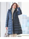 【SALE/40%OFF】【撥水/洗える/すっきり】ロング丈タフタダウンコート UNTITLED アンタイトル ジャケット・アウター ダウンジャケット・ダウンベ...