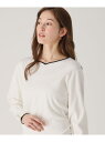 【SALE/50%OFF】【洗える】配色ニットプルオーバー COUP DE CHANCE クード シャンス トップス ニット ネイビー ブルー ピンク グレー ...