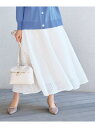 【SALE/51%OFF】レースフレアスカート grove グローブ スカート ロング・マキシスカート ホワイト ブルー【RBA_E】[Rakuten Fash...