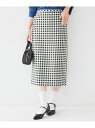 【SALE/70%OFF】【セットアップ可能】ギンガムチェック ペンシルスカート UNTITLED アンタイトル スカート その他のスカート ブルー ブラック【...