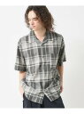 【SALE/20%OFF】【洗える】マドラスチェック柄シャツ Dessin デッサン トップス シャツ・ブラウス ブルー グレー【RBA_E】【送料無料】[Ra...