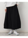 【SALE/50%OFF】中綿入り裾ドロストスカート Dessin デッサン スカート ロング・マキシスカート ブラック ブラウン【RBA_E】【送料無料】[R...