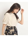 【SALE/40%OFF】【洗える】モックネックブラウス COUP DE CHANCE クード シャンス トップス シャツ・ブラウス ベージュ ブラック グレー...