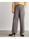 【SALE/30%OFF】裏起毛デニムライクストレートワイドパンツ grove グローブ パンツ その他のパンツ グレー ネイビー ブラック【RBA_E】[Ra...