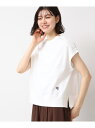 【SALE/30%OFF】【洗える】フレンチスリーブリブ付きカットソー(S~L) Dessin デッサン トップス カットソー・Tシャツ ホワイト イエロー グ...
