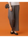 【SALE/40%OFF】【SALE/接触冷感/洗える】デニム調ストレートシルエットパンツ Reflect リフレクト パンツ その他のパンツ グレー ネイビー...