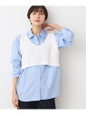 【SALE/37%OFF】【洗える】クロップド丈Vネックニットベスト Dessin デッサン トップス ベスト・ジレ ホワイト ブラック【RBA_E】[Raku...