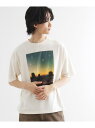ウェスタンフォトスタッズTシャツ tk.TAKEO KIKUCHI ティーケータケオキクチ トップス カットソー・Tシャツ ブラック ブラウン ホワイト【送料無...