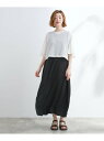 着回し◎夏に嬉しいSET メッシュブラウス*フレアワンピース grove グローブ ワンピース・ドレス その他のワンピース・ドレス ホワイト ブラック【先行予約...