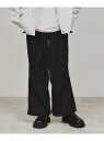 【SALE/32%OFF】ワイドテックカーゴパンツ tk.TAKEO KIKUCHI ティーケータケオキクチ パンツ その他のパンツ ブラック グリーン ベージ...