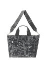 COMODA(コモダ) 2WAYボストンバッグ HIROKO HAYASHI ヒロコ ハヤシ バッグ ボストンバッグ ブラック ベージュ【送料無料】[Rakut...