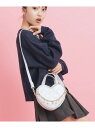 【SALE/50%OFF】ハート型キルトショルダー PINK-latte ピンク ラテ バッグ ショルダーバッグ レッド シルバー ブラック【RBA_E】[Ra...