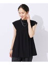 【SALE/60%OFF】【無理せずキレイ】女性らしさ溢れる プチフリル シャーリングブラウス SHOO・LA・RUE シューラルー トップス シャツ・ブラウス...