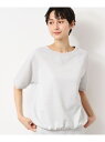 【SALE/50%OFF】【セットアップ可能・洗える】ラメ入り裏毛ジャージプルオーバー Dessin デッサン トップス スウェット・トレーナー グレー【RBA...