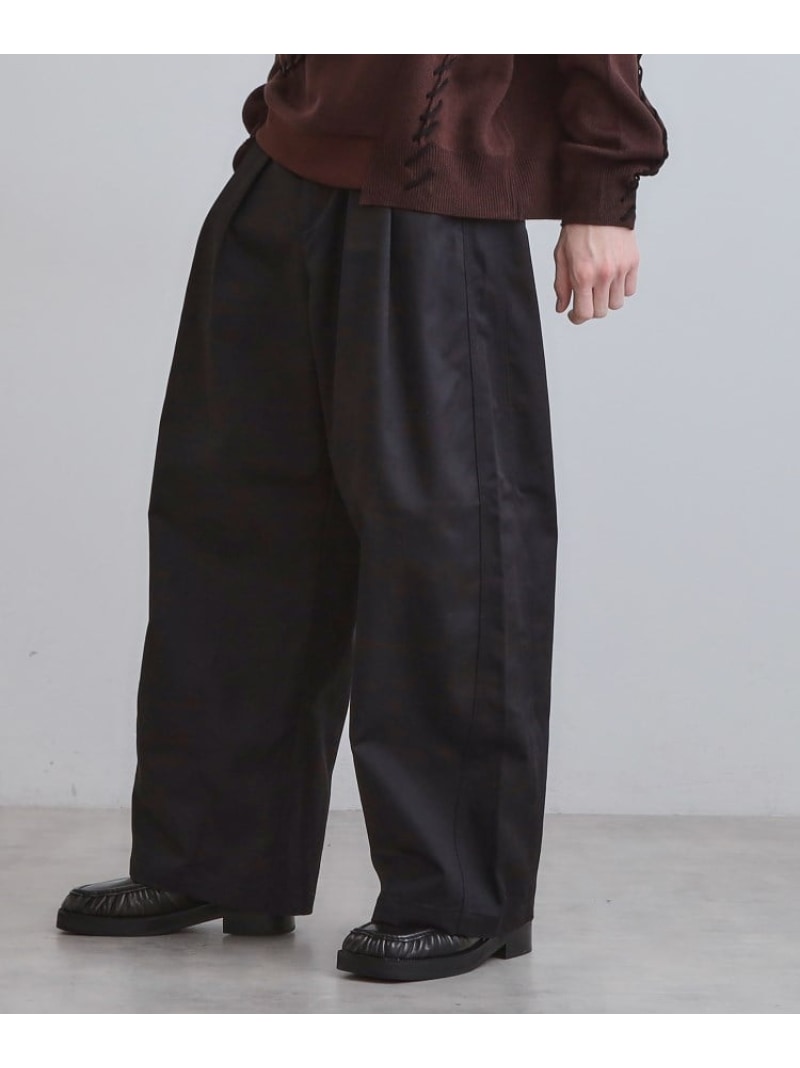 【SALE／10%OFF】バギーチノパンツ tk.TAKEO KIKUCHI ティーケータケオキクチ パンツ その他のパンツ ブラック ベージュ【RBA_E】【送料無料】[Rakuten Fashion]のサムネイル