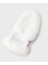 【SALE/60%OFF】防寒 フェイクファーデザイン手甲 adabat アダバット ファッション雑貨 手袋 ネイビー ホワイト【RBA_E】[Rakuten ...