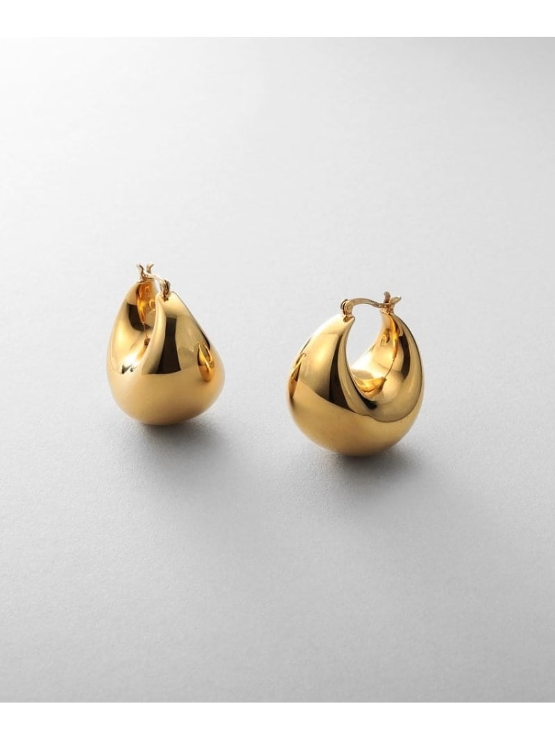 シルバー ホロウフープ バルブドロップピアスGP COCOSHNIK ONKITSCH ココシュニック アクセサリー・腕..