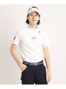 【SALE/50%OFF】【UVカット/吸水速乾】ロゴデザイン モックネック半袖プルオーバー adabat アダバット トップス カットソー・Tシャツ グリーン...