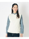 【SALE/20%OFF】【日本製】コットン コンパクトヤーン ベスト LAURA ASHLEY HOME ローラ アシュレイ トップス ベスト・ジレ グレー ...