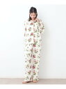 カミール柄 コットンプリントパジャマ LAURA ASHLEY HOME ローラ アシュレイ インナー・ルームウェア パジャマ ホワイト【送料無料】[Rakut...