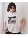 【LIFE(ライフ)】フォトTシャツ OPAQUE.CLIP オペークドットクリップ トップス カットソー・Tシャツ ホワイト グレー【送料無料】[Rakute...