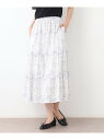 【ウエストゴム/コットン100%/同柄アイテムあり】ブレイスミス トワル柄 スカート LAURA ASHLEY ローラ アシュレイ スカート ロング・マキシスカ...