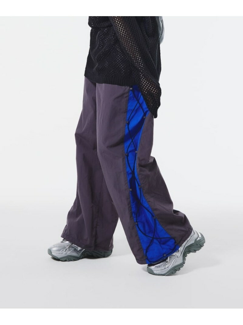 【SALE／10%OFF】K'Project by Aoi Nylon washer Training Pants tk.TAKEO KIKUCHI ティーケータケオキクチ パンツ その他のパンツ グレー ブラック【RBA_E】【送料無料】[Rakuten Fashion]