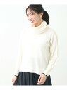 【SALE/50%OFF】【春SALE/E-QUALITY】ボートネックニット+スヌードセット Reflect リフレクト トップス ニット ホワイト ブラック...