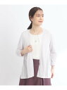 【SALE/30%OFF】【SALE/洗える】着流しカーディガン Reflect リフレクト トップス カーディガン ネイビー グレー【RBA_E】【送料無料】...
