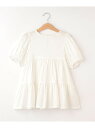 【SALE/50%OFF】【110-140cm】フレンチリネンブレンド ティアードチュニック SHOO・LA・RUE シューラルー ワンピース・ドレス チュニッ...