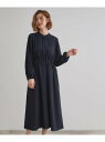 【SALE/53%OFF】フロントタックフラワープリントワンピース grove グローブ ワンピース・ドレス その他のワンピース・ドレス ブラック ベージュ ネ...