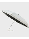 【UVカット/遮熱効果/晴雨兼用】シェルストン柄 折りたたみ傘 LAURA ASHLEY HOME ローラ アシュレイ ファッション雑貨 折りたたみ傘 ホワイト...