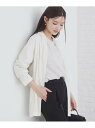 【SALE/30%OFF】ジャージトッパーカーディガン【洗濯機洗い可】 index インデックス トップス カーディガン ホワイト ブラック グレー ベージュ【...