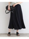 【SALE/50%OFF】【洗える/SETUP可能】ニュアンスイージースカート INDIVI インディヴィ スカート ロング・マキシスカート ネイビー ベージュ...