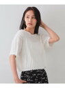 【SALE/30%OFF】フリンジクロップドニット【洗濯機洗い可/抗ピル】 OPAQUE.CLIP オペークドットクリップ トップス ニット ブラック レッド ...