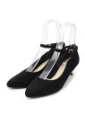 【SALE/70%OFF】フェイクパールヒールアンクルストラップパンプス 結婚式二次会 パーティー ESPERANZA エスペランサ シューズ・靴 パンプス ベ...