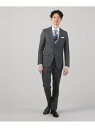 【SALE/44%OFF】【ナローモデル】シャイニー ヘリンボン ストライプ スーツ/3ピース対応可 TAKEO KIKUCHI タケオキクチ スーツ・フォーマ...