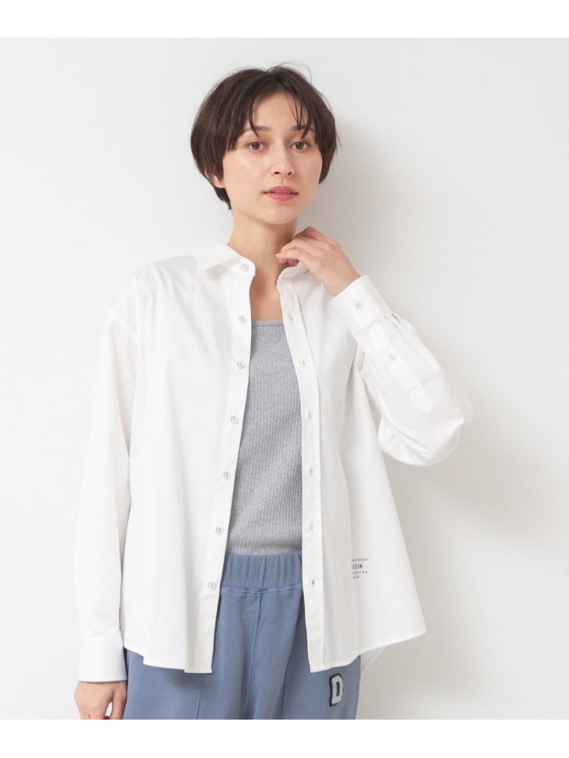 【SALE/52%OFF】【ユニセックス】オーバーサイズシャツ Dessin デッサン トップス シャツ・ブラウス ブルー ホワイト グレー【RBA_E】【送料...