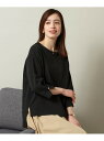 【SALE/50%OFF】【手洗い可】ふくれジャカードプルオーバー ITS' DEMO イッツデモ トップス カットソー・Tシャツ ネイビー ブラック グレー【...