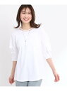 【SALE/40%OFF】【夏SALE/接触冷感/洗える】六分袖ジャージプルオーバー Reflect リフレクト トップス カットソー・Tシャツ ネイビー パー...