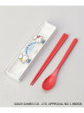 引きフタ箸スプーンセットHP RD <HELLO KITTY ハローキティ> 212 KITCHEN STORE トゥーワントゥーキッチンストア 福袋・ギフト・...