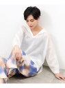 【SALE/50%OFF】セーラーカラーシアーニット【洗濯機洗い可】 OPAQUE.CLIP オペークドットクリップ トップス ニット ブラウン ホワイト グレ...