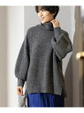 【SALE/30%OFF】ミドルゲージハイネックニット【洗濯機洗い可】 OPAQUE.CLIP オペークドットクリップ トップス ニット ベージュ ブラック グ...