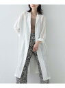 【SALE/50%OFF】ボイルロングシャツ GALLEST インディヴィ トップス シャツ・ブラウス ブラウン ブラック ホワイト【RBA_E】【送料無料】[...
